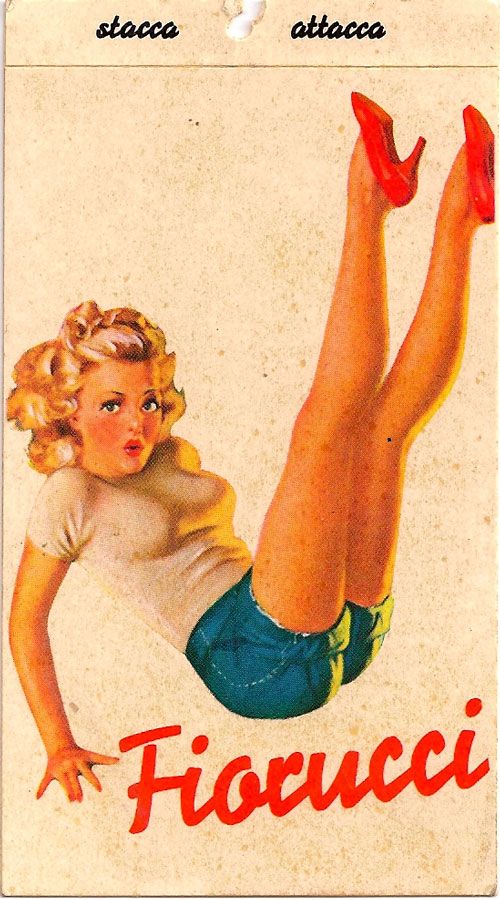 FIORUCCI VINTAGE ADVERTISING POSTER ART PRINT /'PINUPS/'