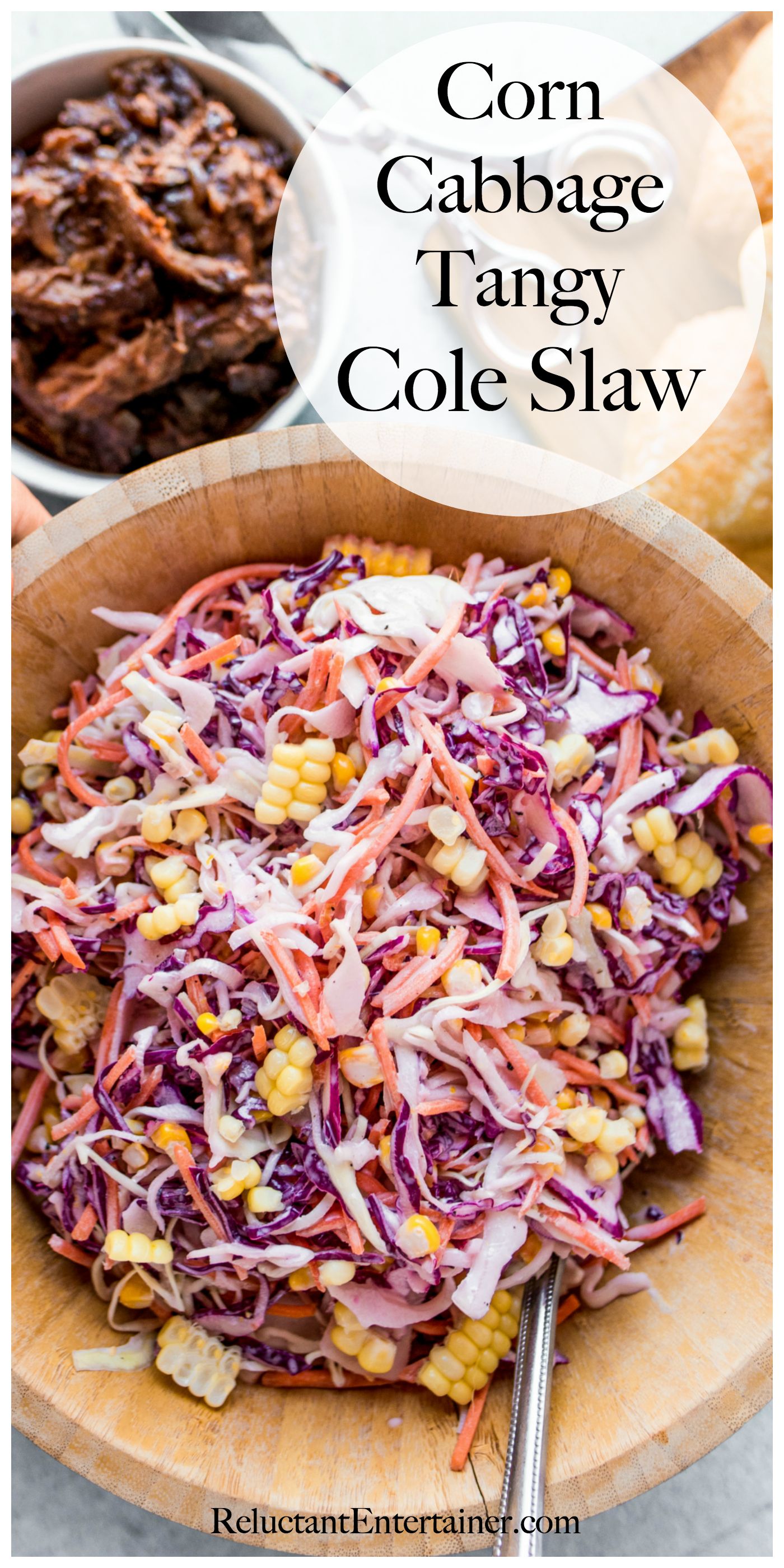 CORN CABBAGE TANGY COLE SLAW COLESLAW SUMMERCOLESLAW