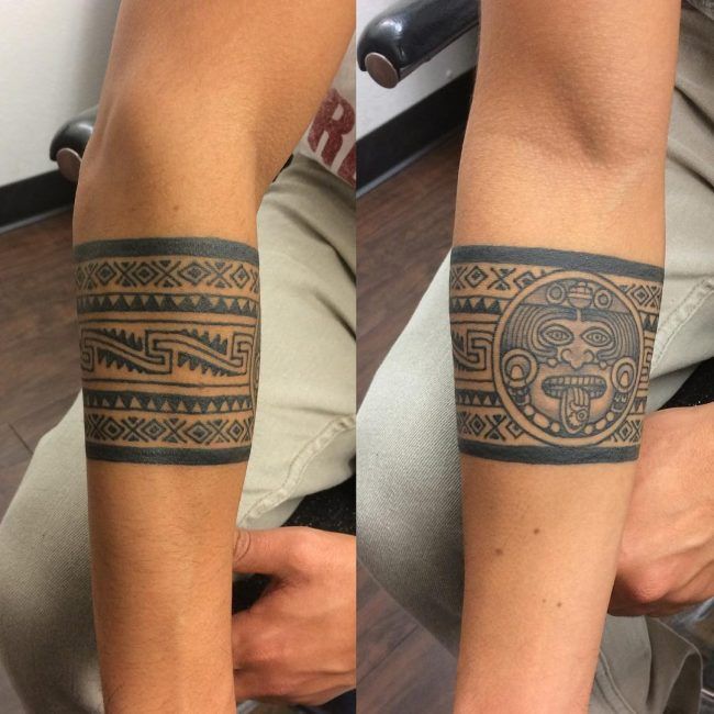 Braguette Tatouages Armband Tattoo Meaning, Armband Tattoos, Tribal Armband Tattoo, Armband Tattoo Design, Tribal Sleeve Tattoos, Aztec Tattoo, Geometric Tattoo, Maori Tattoos, Tattoos Bein