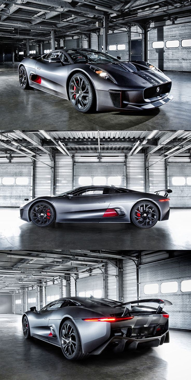 Jaguar C-X75 Hybrid Sport Car. #cars #jaguar