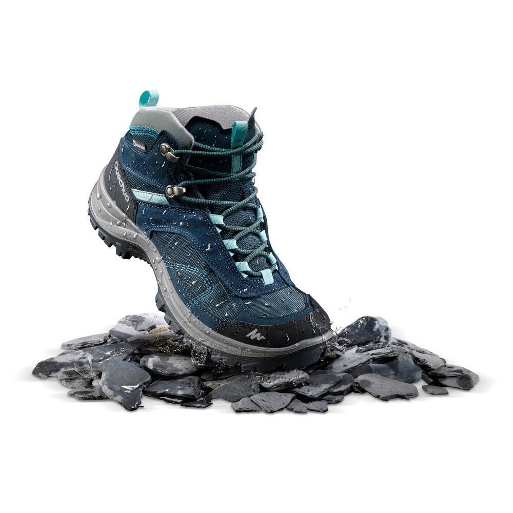 BOTA FEMININA DE TRILHA IMPERMEÁVEL MH100 - decathlonstore-mobile | Botas femininas, Botas de caminhada, Sapatos para mulheres