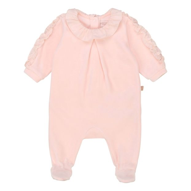 Pyjama A Pieds Velours Coton Bio Volants Rose Pale Carrement Vetements De Createur Pour Bebe Enfants Elegants Pyjamas Pyjama A Pieds Velours Coton Bio Volants Rose Pale Carrement Vetements De Createur Pour Bebe Enfants Elegants Pyjamas