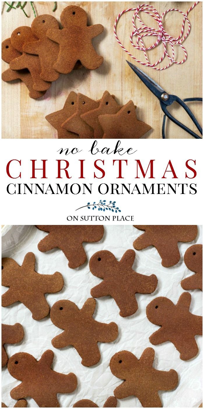 No Bake Cinnamon Applesauce Christmas Ornaments Recipe