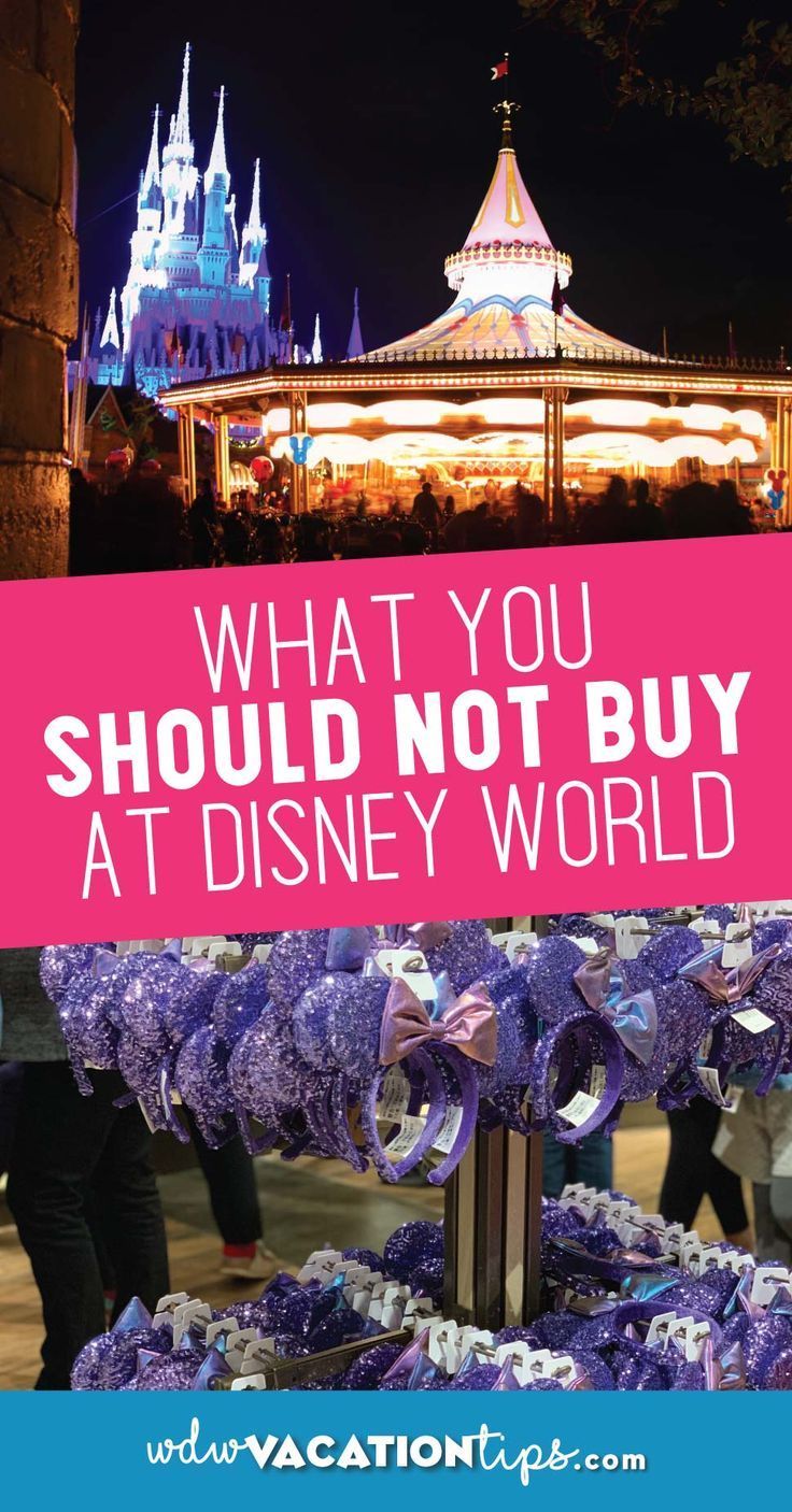Here are tips on what you should not buy at Disney World. When vacationing at any Disney park never under-estimate Disney's ability to sell you something. The parks are filled with gift shops, food, and all sorts of other treasures. #disneyshopping Disney World Parks, Disney World Planning, Disney Theme Parks, Disney World Vacation, Disney Cruise Line, Disney World Resorts, Disney Vacations, Disney Travel, Disney Shopping