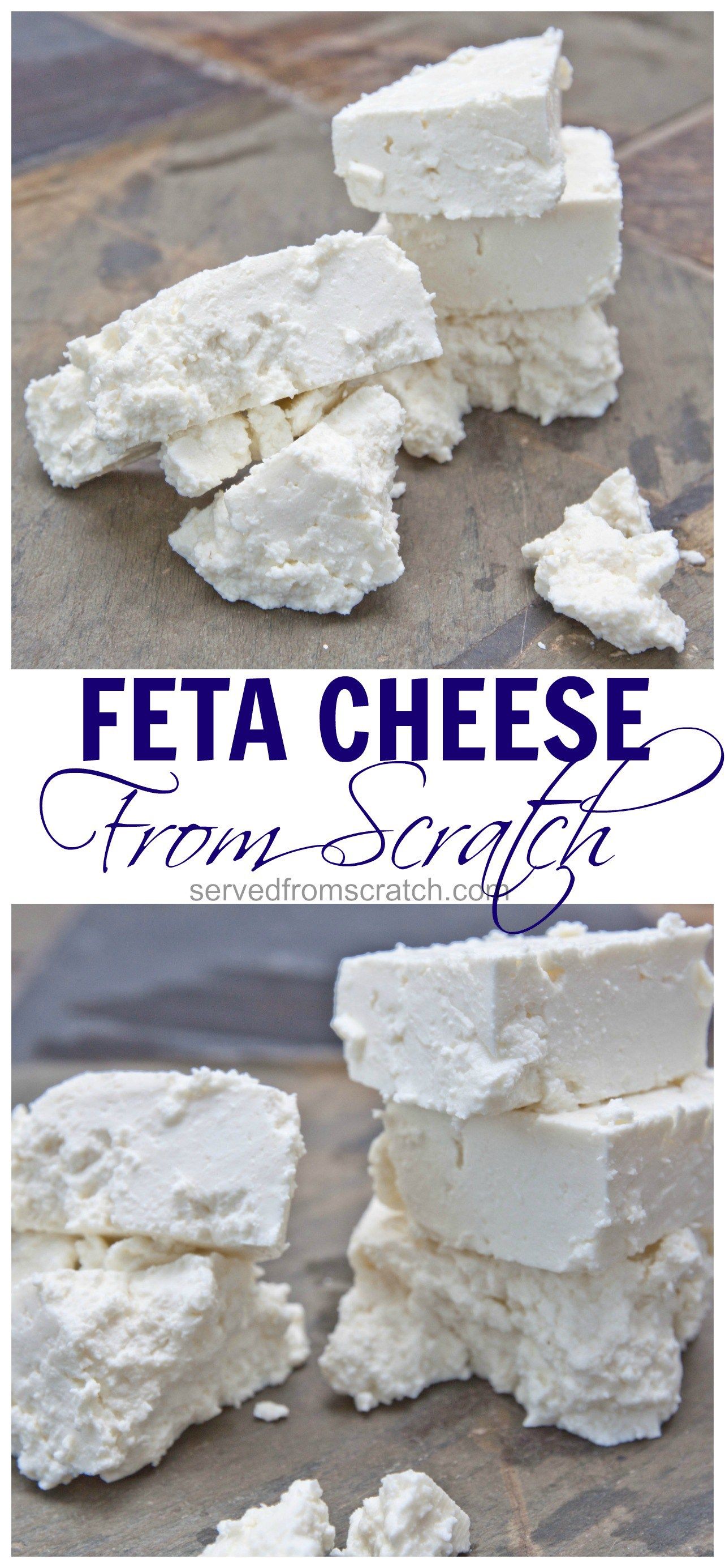 Did you know you can make your own Feta Cheese From Scratch?! It's a labor of love, but so incredibly worth it! #fromscratch #cheese #homemadecheese #fetacheesefromscratch #fetacheese Cheese Recipes Homemade, Cheese Making Recipes, Milk Recipes, Cooking Recipes, Making Cheese, Sausage Recipes, Greek Recipes, Pot Recipes, Vegetarian Recipes
