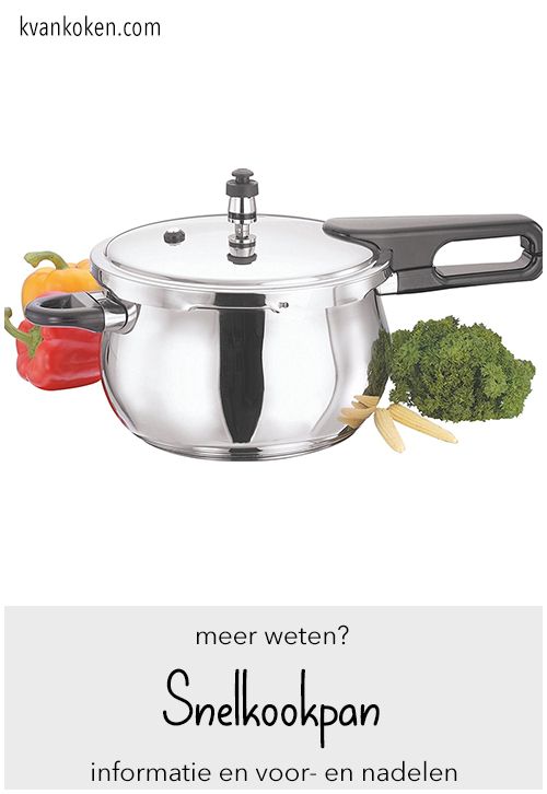 Snelkookpan – De K van Koken Saucepan, Kitchen, Cooking, Kitchens, Cuisine, Cucina