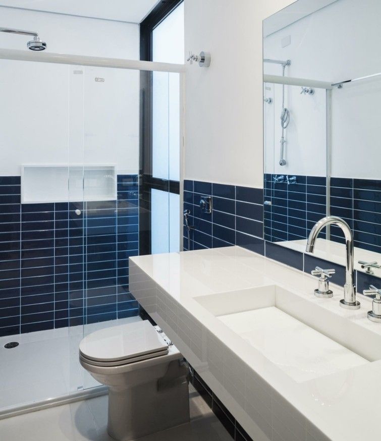 Carrelage Salle De Bain Bleu Nuit | Idées décoration - Idées décoration Carrelage Salle De Bain Bleu Nuit | Idées décoration - Idées décoration