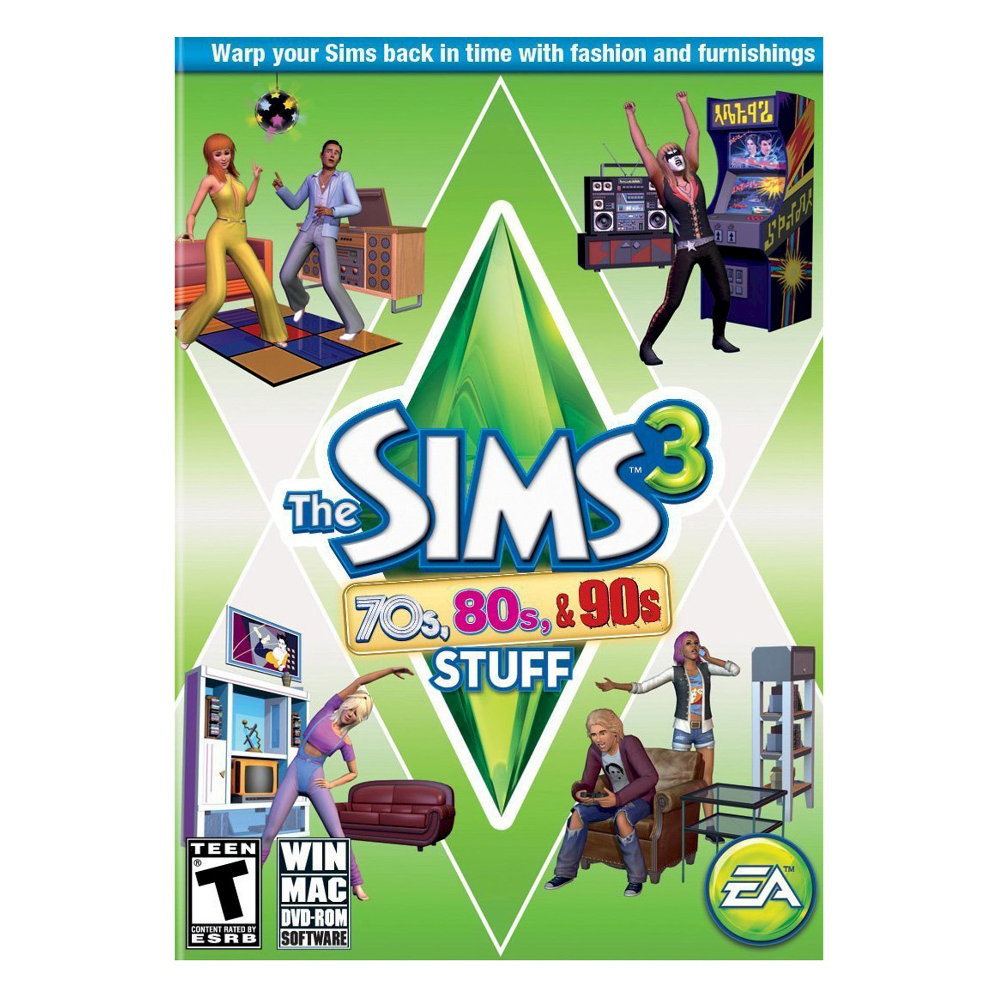 The Sims 3 70s 80s 90s Stuff Electronic Software Download Pc