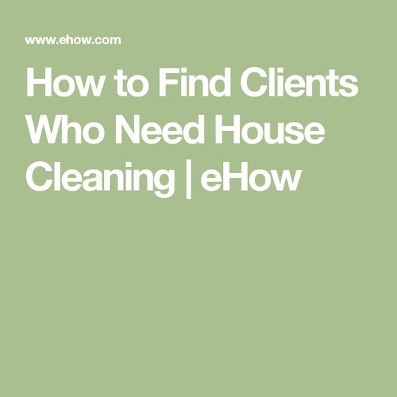 need a house cleaner