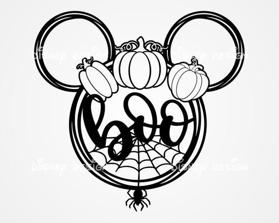 Mickey Pumpkin Svg Halloween Disney Svg Boo Svg Disney Trip Svg Disney Cricut Disney Silhouette Disney Vacation Svg Disney Silhouette Disney Halloween Cricut Halloween