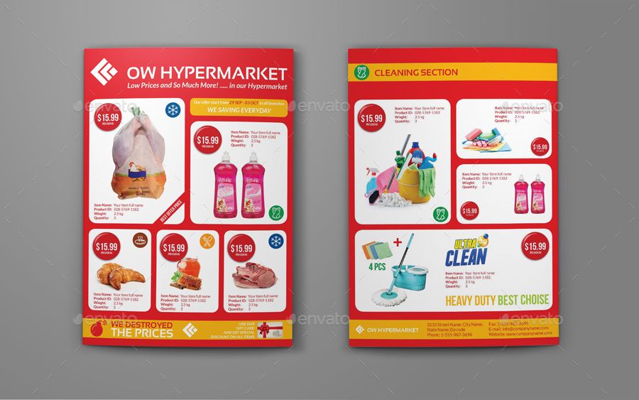 image result for supermarket offers brochure special offer offer brochure design