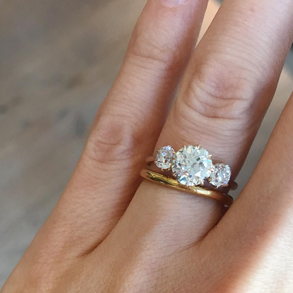 3 Stone Engagement Rings, Vintage Engagement Rings, Wedding Rings Engagement, Golden Engagement Ring, Antique Wedding Rings Vintage, Antique Engagement Rings Victorian, 3 Stone Diamond Ring, Opal, Bracelets