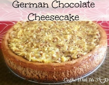 German Chocolate Cheesecake #germanchocolatecheesecake