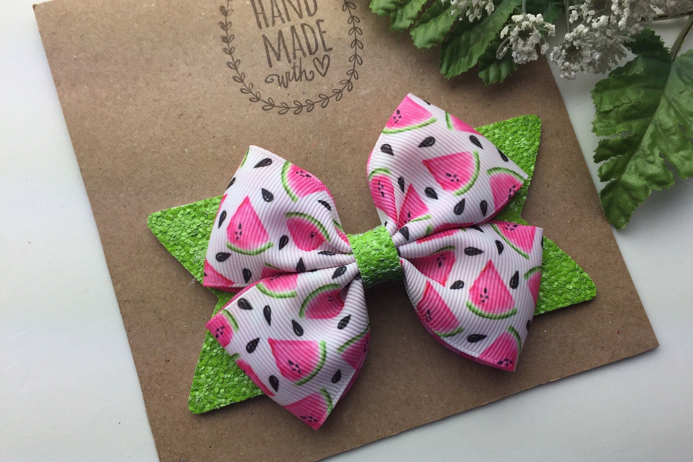 Cute Watermelon BowClip Accessory