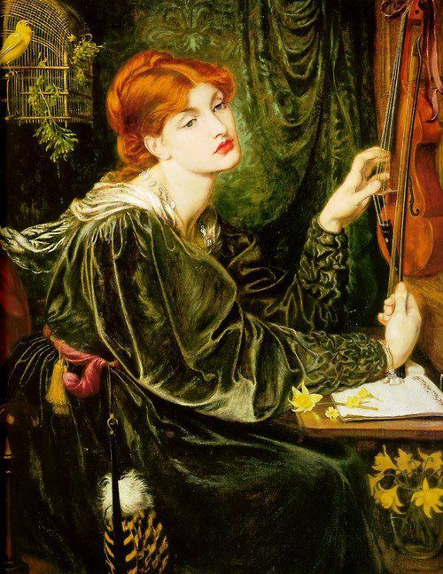 Fleurduart Dante Gabriele Rossetti La Ghirlandata Particolare Long Red Hair Mermay Pre Raphaelite Paintings Pre Raphaelite Art Portrait Art