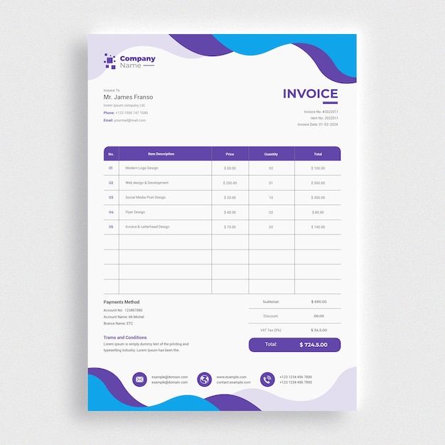 Invoice design template | Premium Psd #Freepik #psd #table-layout #invoice-template #quotation-template #invoice Invoice Design Template, Templates, Flyer Design, Web Design, Modern Logo Design, Invoicing, Psd, Design Development, Portfolio Design