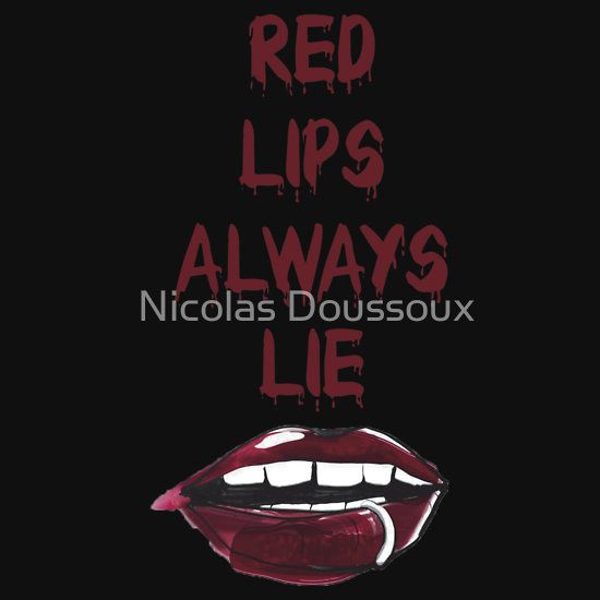 Red Lips Always Lie Red Lips Lips Music Artwork