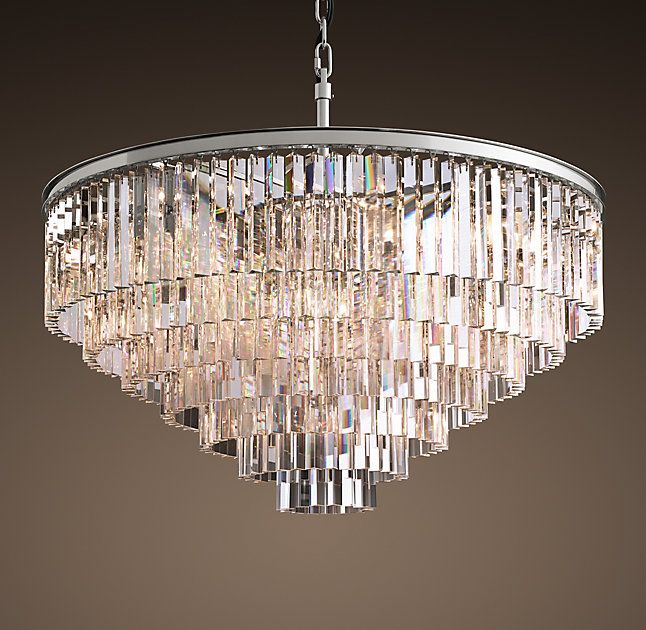 Classic Rectangle Clear Glass Restoration Hardware Crystal Chandelier Classic Rectangle Clear Glass Restoration Hardware Crystal Chandelier