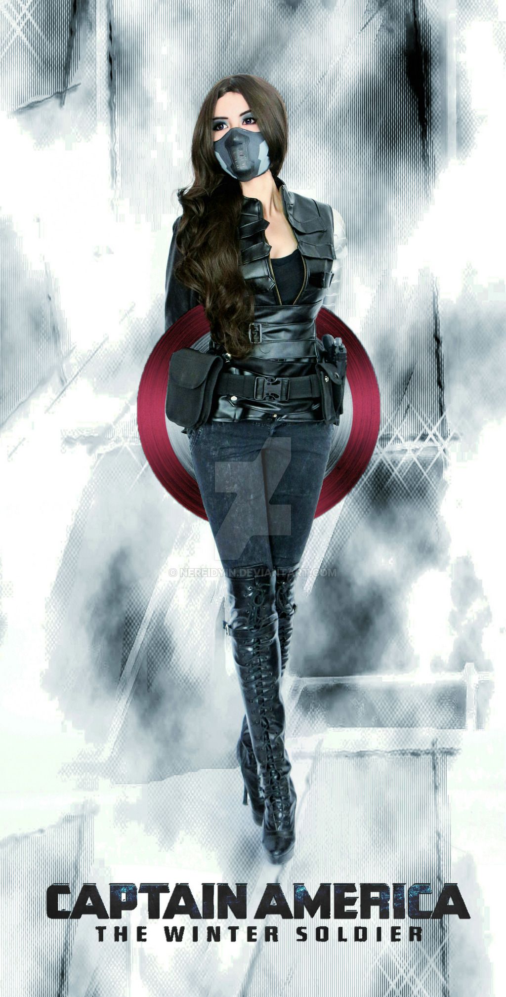 Bucky Barns Female Ver Marvel Cosplay Winter Soldier Cosplay Bucky