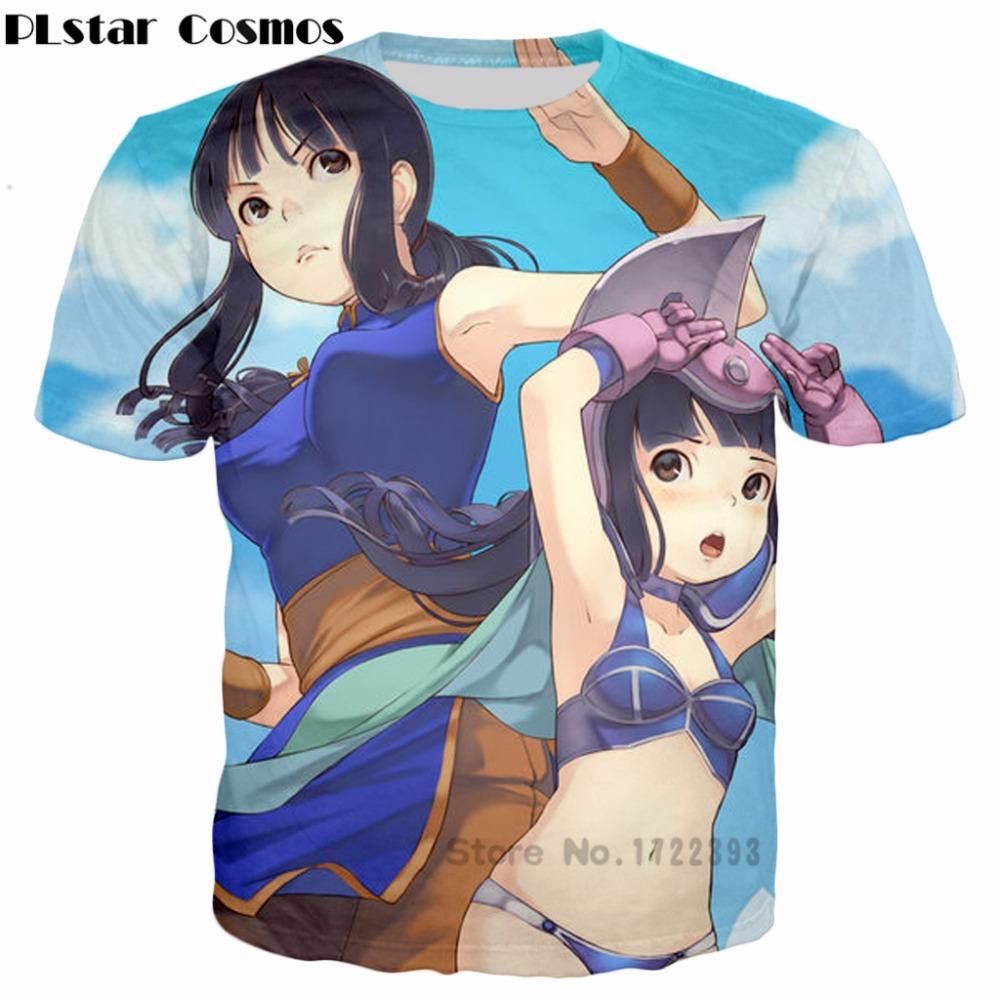 Anime Draoon Ball Chichi Bulma Print 3D T-Shirt Casual Women Men Short Sleeve