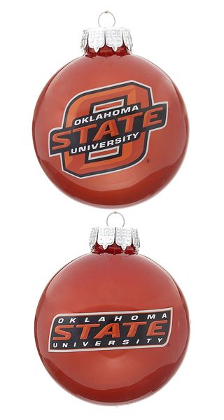 NCAA Traditional 2 5//8 Ornament Set in Primary and Secondary Team Color