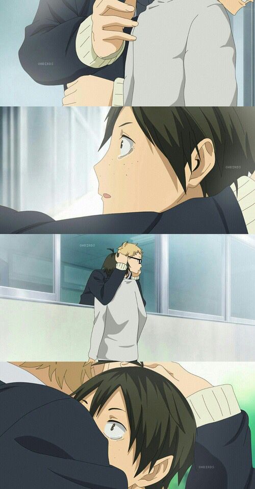 Tsukishima x Yamaguchi Tsukiyama Haikyuu, Manga Haikyuu, Haikyuu Meme