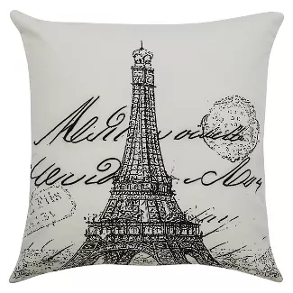 Do Good Pillow Target Throw Pillows Rizzy Home Eiffel Tower Print
