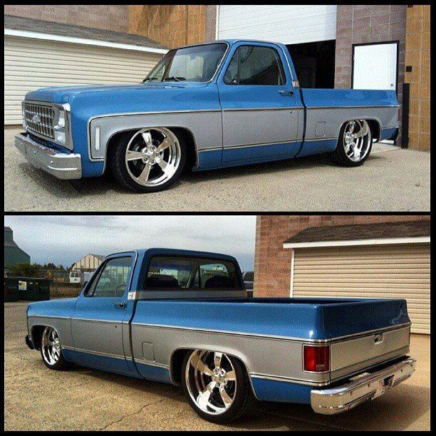 1980 Chevy Silverado SWB. Same color scheme as the 79 I had, but mine