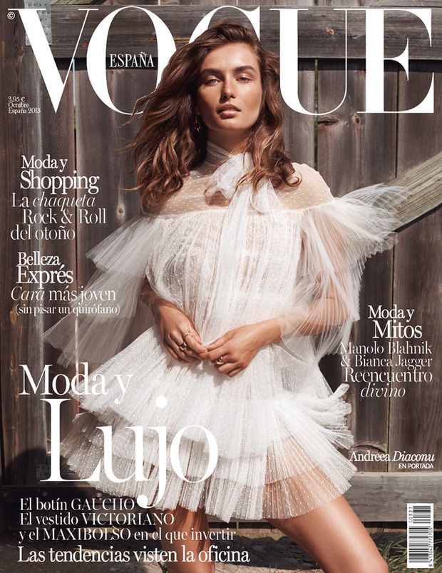 El otoño más victoriano con Andreea Diaconu en portada de #VogueOctubre © Fotografía: Benny Horne / Realización: Sara Fernández de Castro Foto Fashion, Fashion Moda, High Fashion, Fashion Beauty, Vogue Fashion, Dress Fashion, Paris Fashion, Vogue Magazine Covers, Fashion Magazine Cover