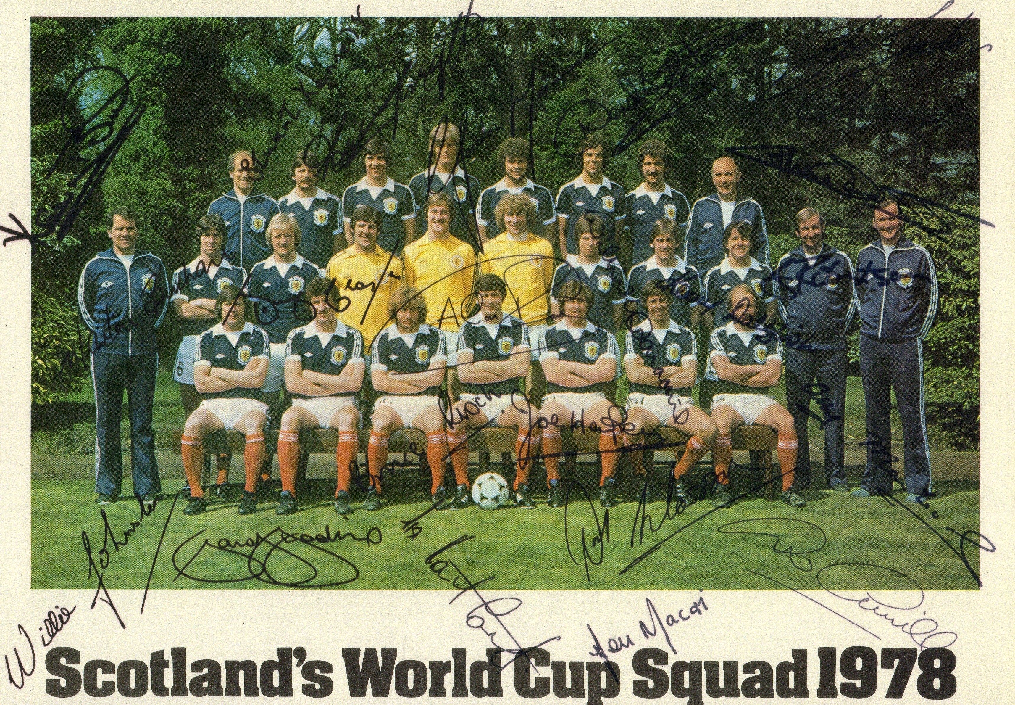 1978 Scotland world cup squad | World cup, World, Team photos