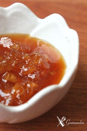 Geleia de whisky, laranja e maçã