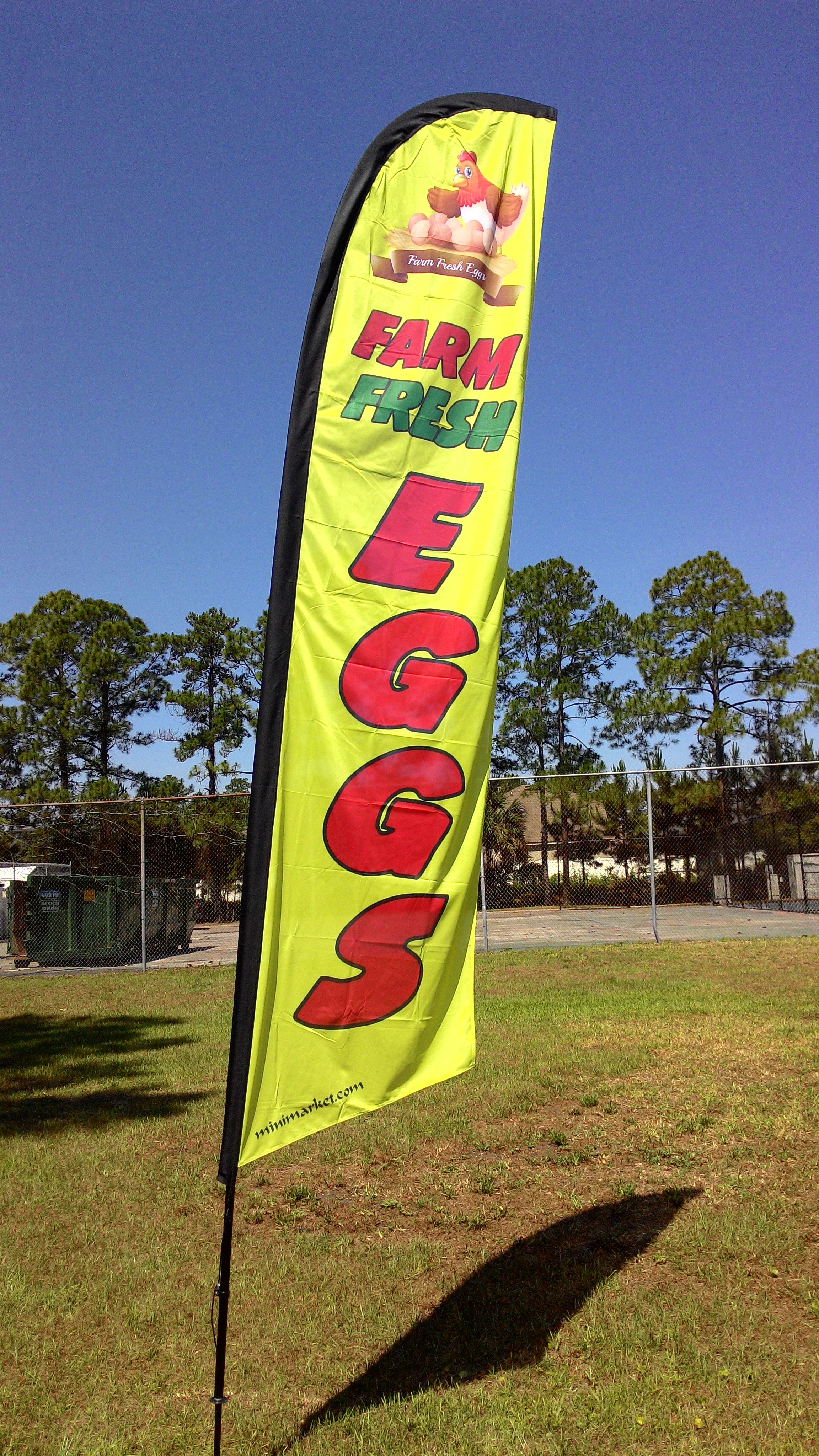 Flagsandsigns Farm Fresh Eggs Swooper Flag Banner Business Flagsandsigns Farm Fresh Eggs Swooper Flag Banner Banners Outdoor Flags