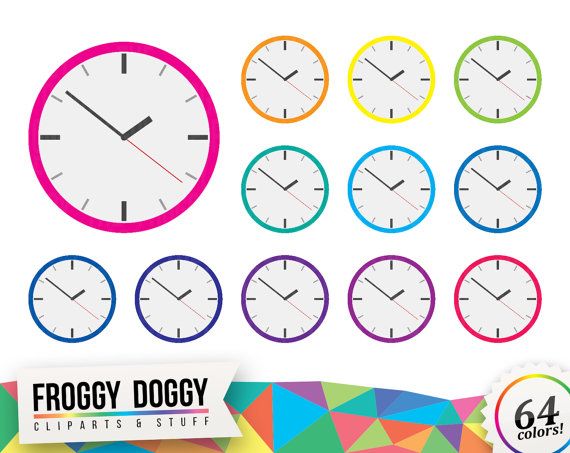 Clock Clipart Analog Clock Clipart Time Clipart Schedule