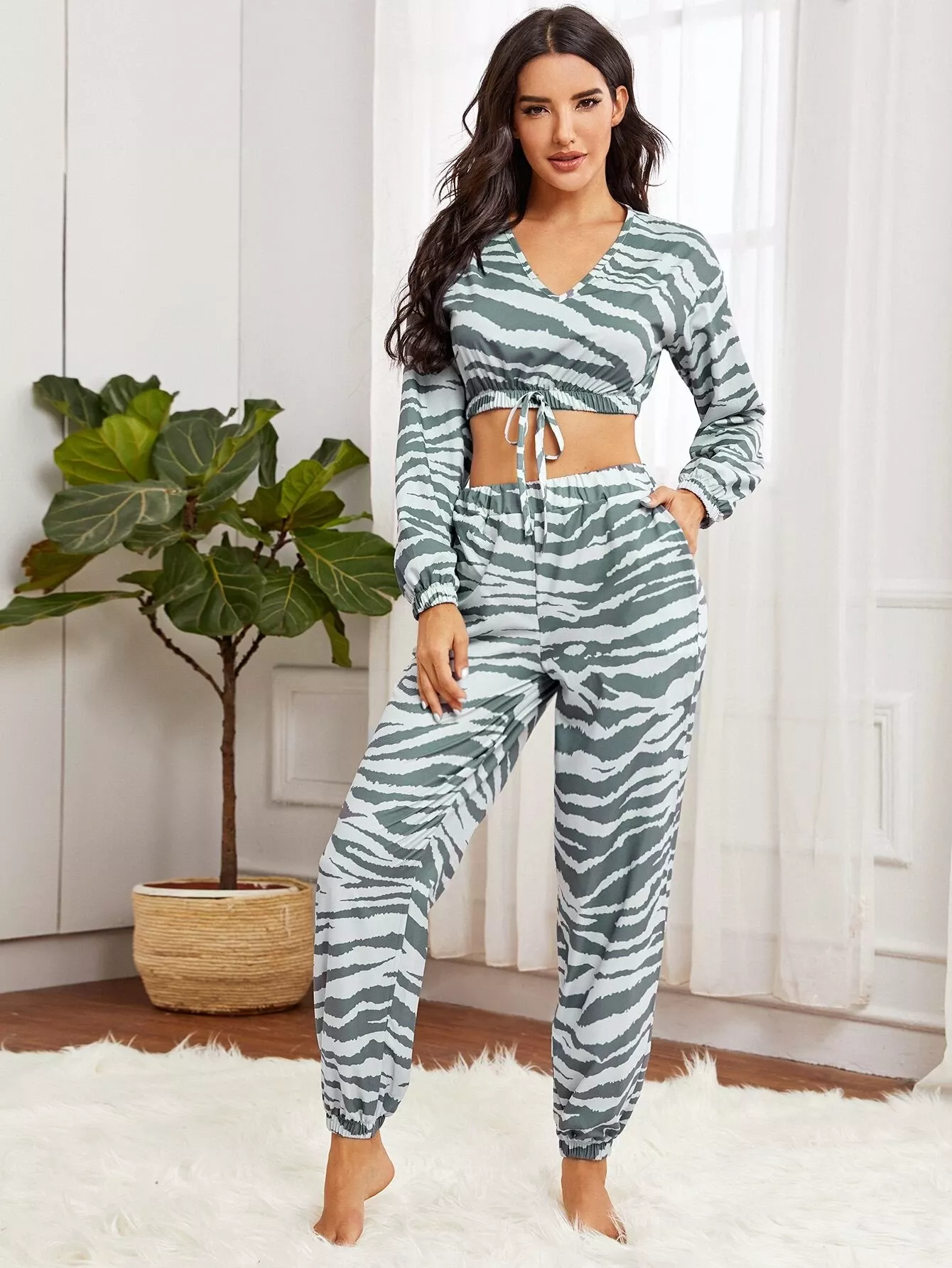 Black And White Striped Flare Pants Black And White Striped Flare Pants