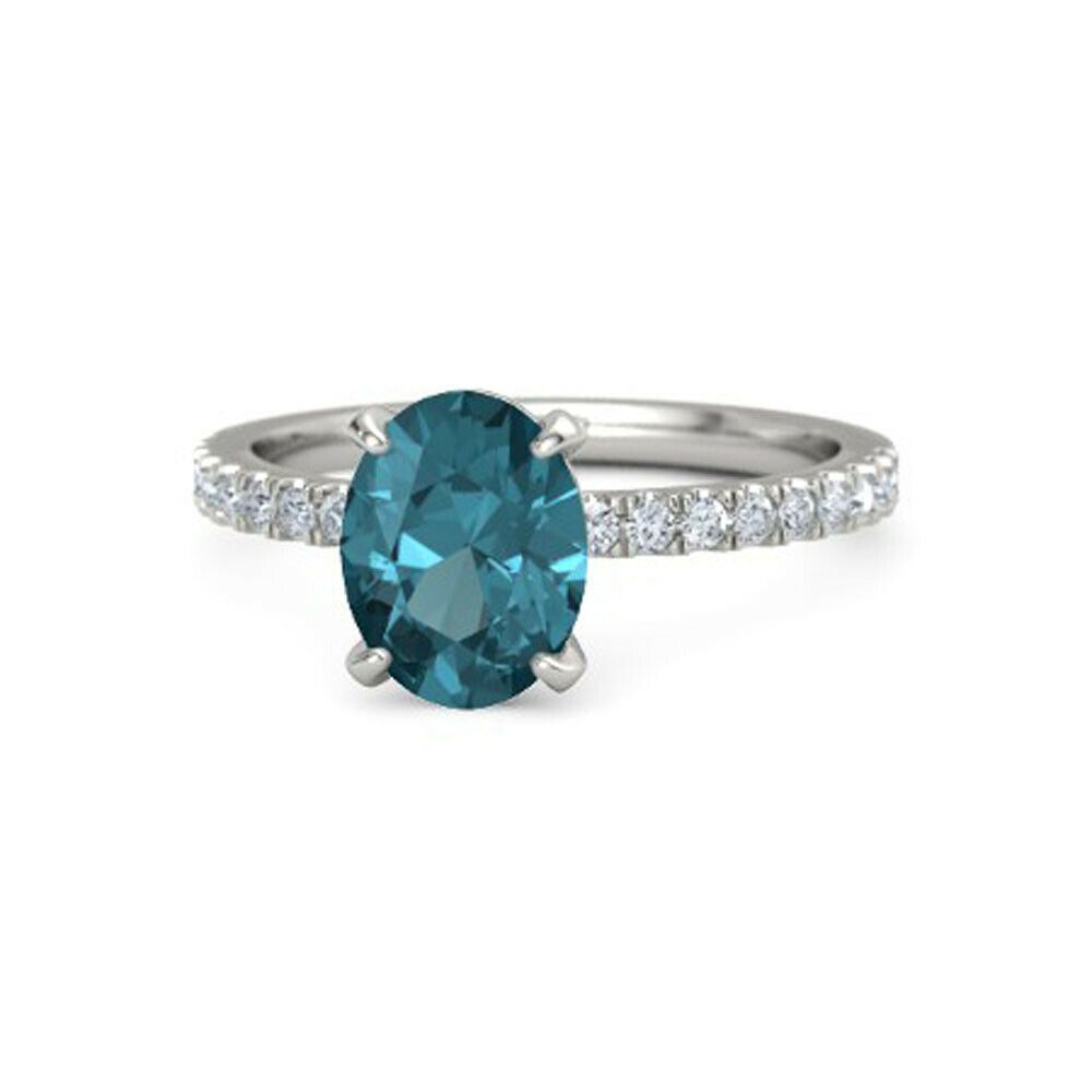 Turquoise and Sapphire Ring size 6-8