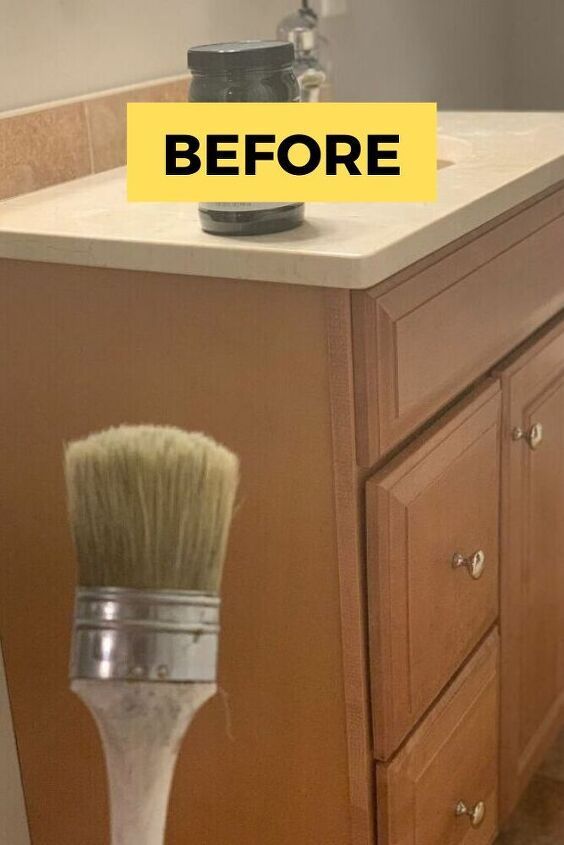 If you don't have the budget for a full bathroom remodeling project, check out this small bathroom makeover idea and paint your cabinet quickly for cheap. This bathroom idea on a budget is something you can easily do and have fun with colors. #diy #bathroom #paintcabinet Small Bathroom Ideas On A Budget, Budget Bathroom, Bathroom Redo, Bathroom Makeover, Little Girls Bathroom Ideas, Bathroom Small, Boys Bathroom, Painted Vanity Bathroom, Bathroom Cabinetry