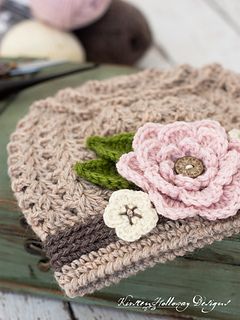 Ravelry: Bouquet Ladies Slouch Hat pattern by Kirsten Holloway Crochet Slouchy Hat Free Pattern, Crochet Shell Pattern, Easy Crochet Hat, Crochet Pattern Instructions, Crochet Baby Shoes Pattern, Crochet Flowers Free Pattern, Crochet Dolls Free Patterns, Flower Pattern Design, Knit Or Crochet