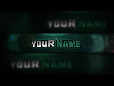 How To Make An Awesome YouTube Banner In Gimp!!!! - YouTube