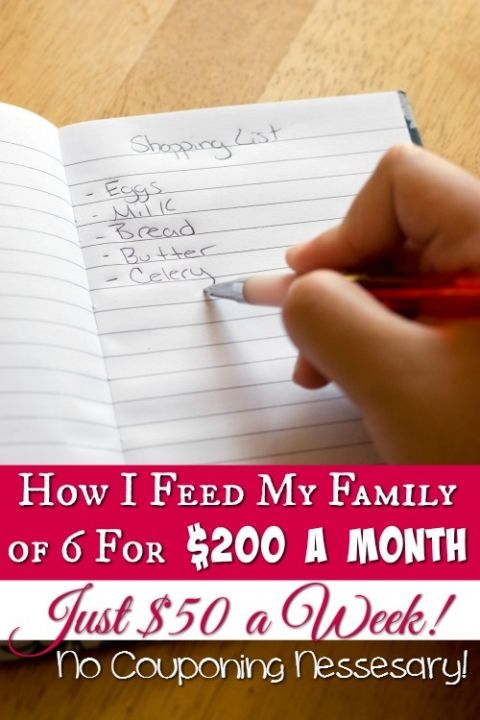 feeding a family on a budget how i feed my family of 6 on 200 a