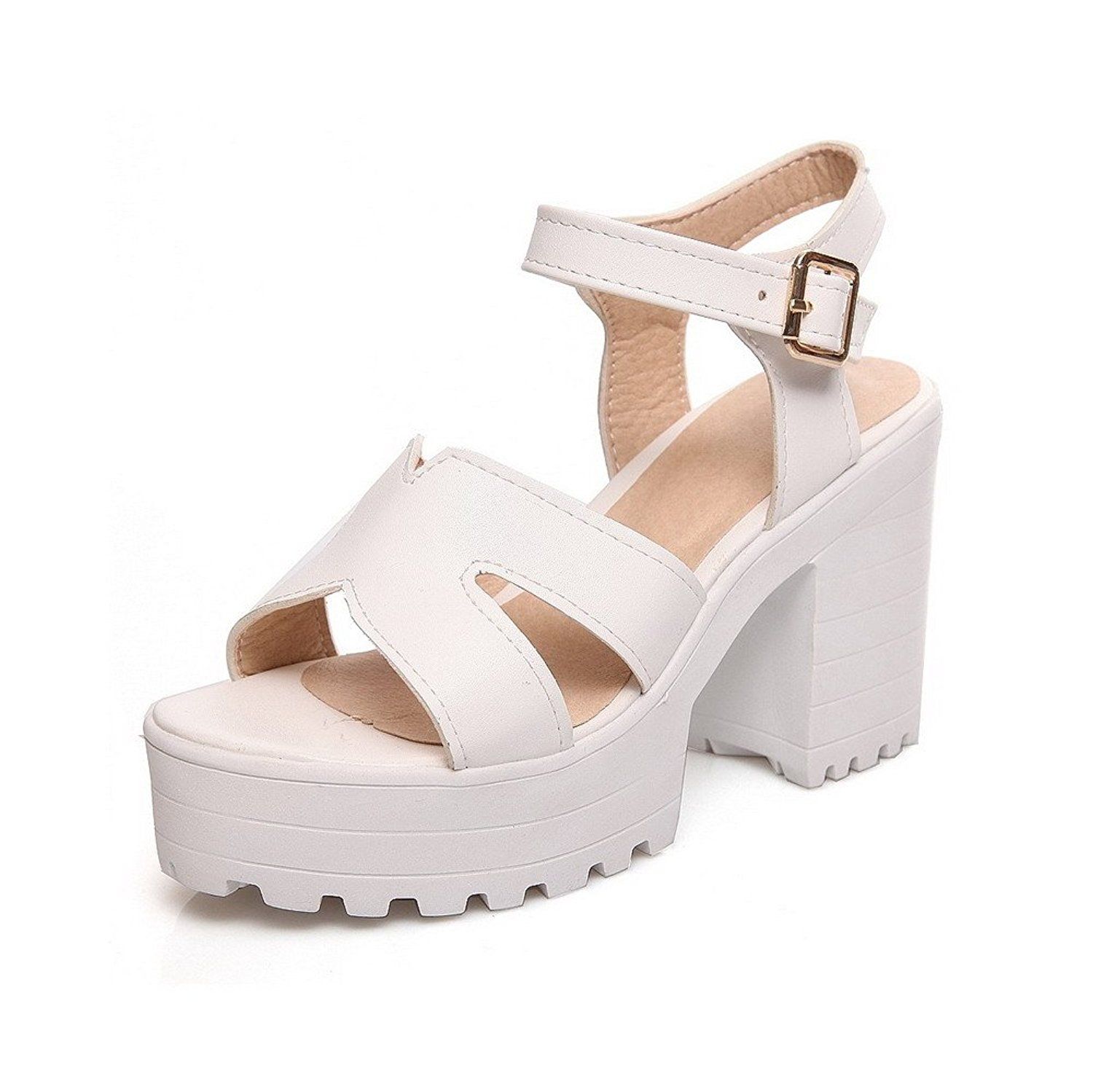 Natural Wild Diva Women Leatherette Open Toe Strappy Minimal Stiletto Sandal EG72