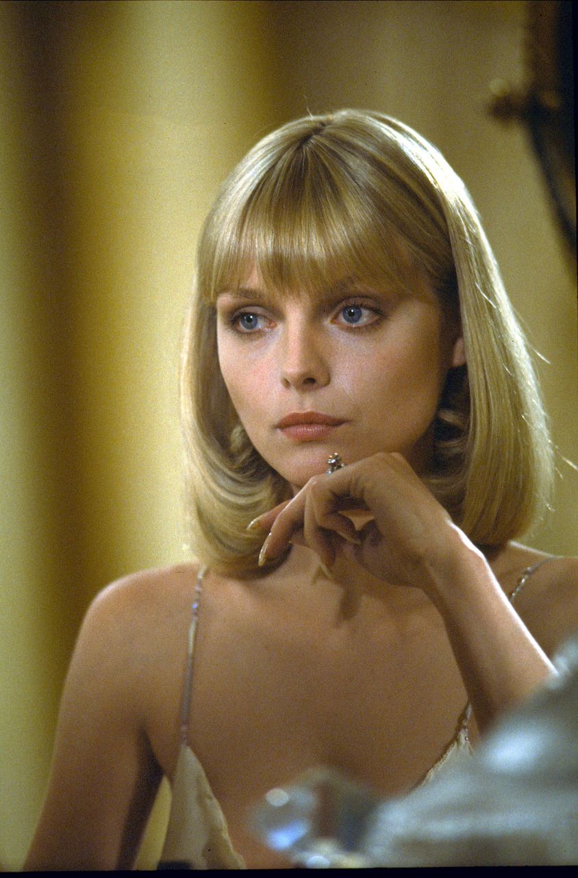 Michelle Pfeiffer in Scarface | Michelle pfeiffer, Michelle pfeiffer