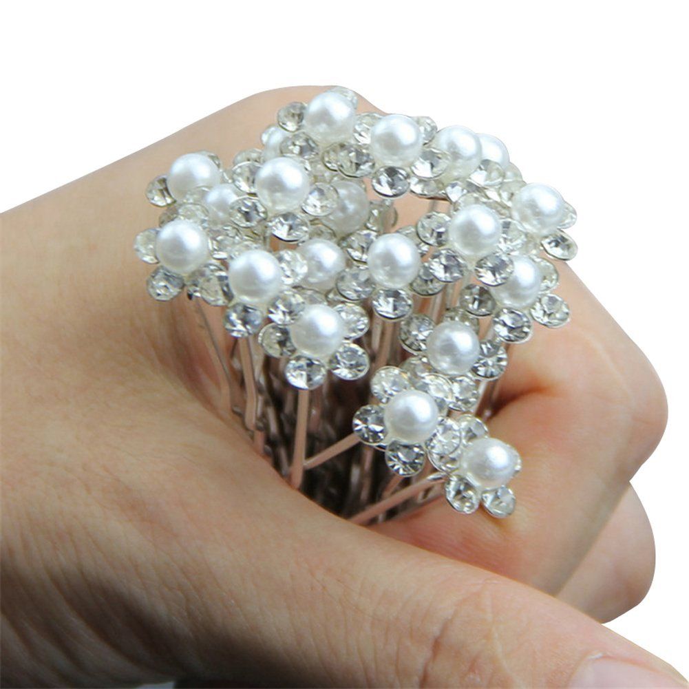 20pcs Bridal Hair Pins Pearl Flower Crystal Wedding Hair Clips Hair Accessories This Is An Amazon Affiliate Link See This Great Product Gelin 20pcs Bridal Hair Pins Pearl Flower Crystal Wedding Hair Clips Hair Accessories This Is An Amazon Affiliate Link See This Great Product Gelin
