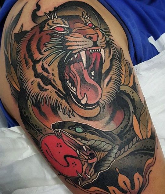 Tiger Tattoos For Men Chest Piece Tattoos Full Chest Tattoos Chest Tattoo Men
