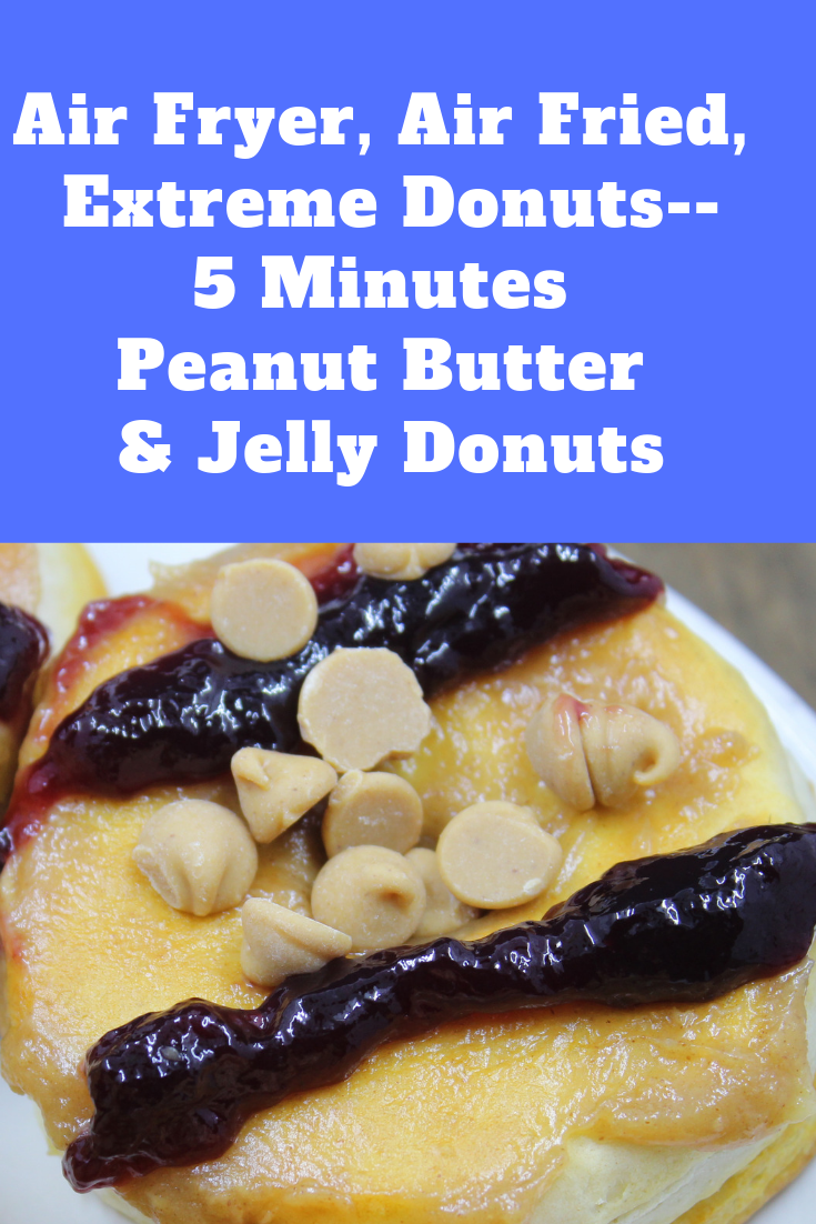 Air Fryer Peanut Butter and Jelly Donuts - Fork To Spoon | Recipe | Homemade french fries