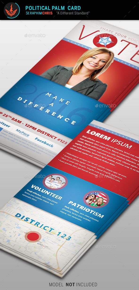 vote political palm card template corporate flyers political palm cards template