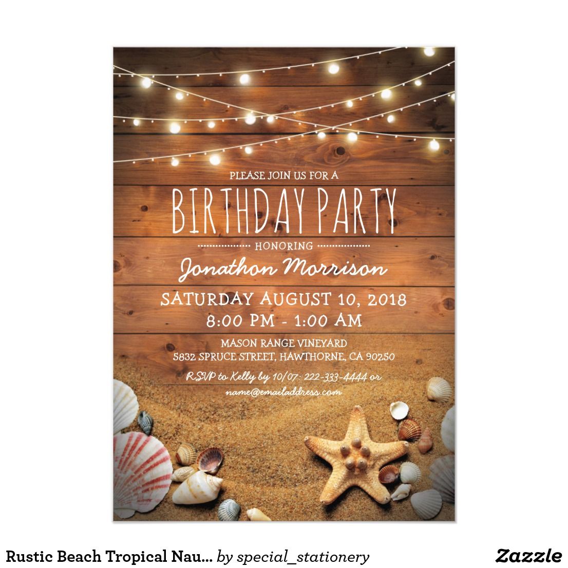 Elements Of Tropical Beach Background Vector Art Free Vector In