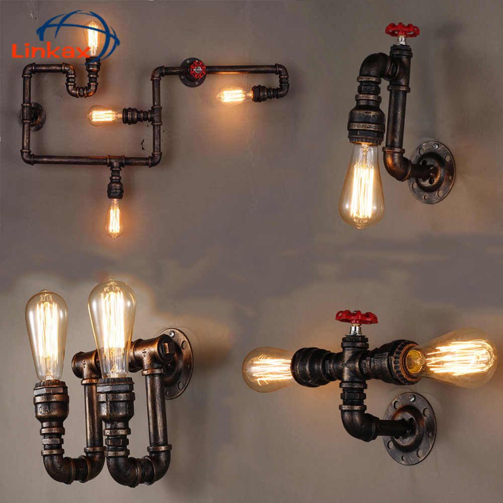 Lámpara de pared Retro Para Loft lámpara de pared Industrial E27 cande Lámpara de pared Retro Para Loft lámpara de pared Industrial E27 cande