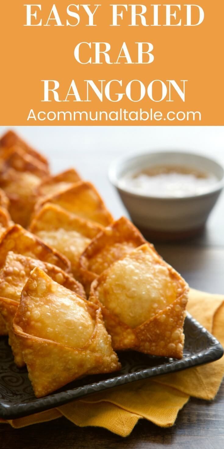Crispy Homemade Crab Rangoon Recipe| A Communal Ta Crispy Homemade Crab Rangoon Recipe| A Communal Ta