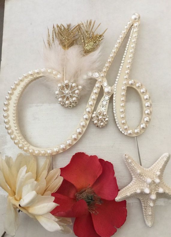 Diamonte Initials Cake Toppers Diamonte Initials Cake Toppers