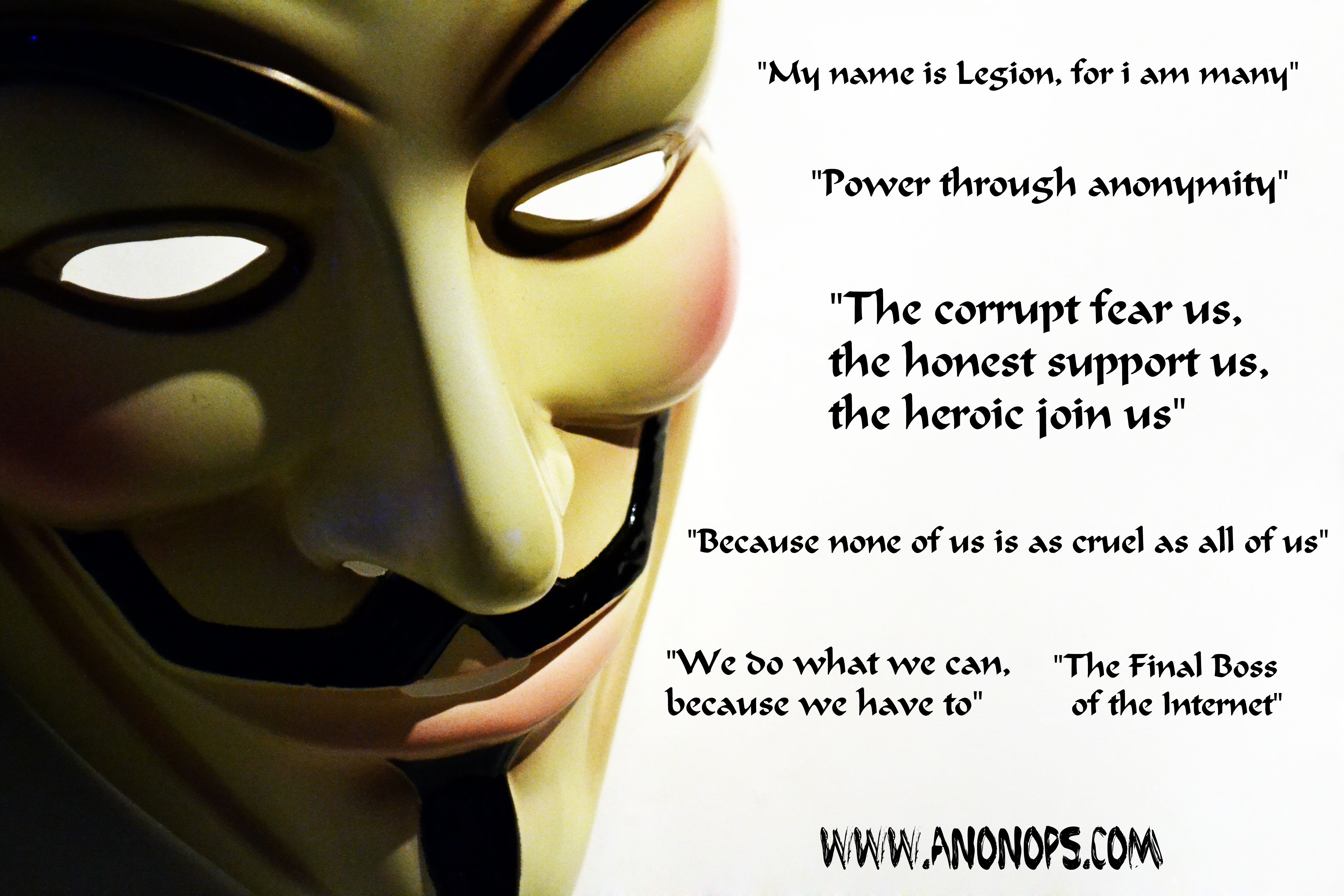 Pin on Anonymous